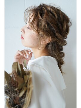 シェル 吉祥寺(shell) ヘアアレンジパーティー結婚式二次会編み込みポニーテール吉祥寺