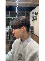 スキル(SKILL)&nbsp;【SKILL】ツーブロック刈り上げショートメンズパーマハイライト