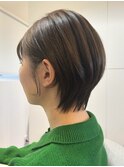 襟足すっきり耳掛け大人ショート