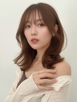 ユーフォリア 新宿店(Euphoria) 韓国ヘア似合わせレイヤーカット前髪顔周りカット大人美人