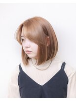 ルプラ ガーデン(le-pla garden)&nbsp;オレンジベージュ#切りっぱなし#ケアブリーチ#ダブルカラー#豊橋