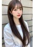 感動のツヤと手触り髪質改善トリートメントエステ+小顔カット￥12100[放出駅]
