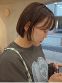 ミニボブとベージュブラウン stylist今井