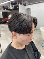 エデアンホンテン メンズサロン(EDEAN 本店 （旧：EDEAN 上通）) 熊本メンズニュアンスパーマ　センターパート