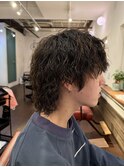 縦落ちツイスパ＋マッシュウルフ＋シティボーイ