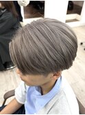 ブリーチ2回×シルバーカラー