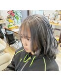 成人式イメチェンカラー★シルバーアッシュ