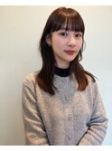 重めバング