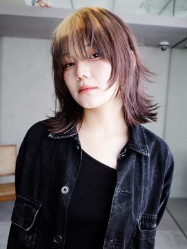 アルバム 渋谷パルコ(ALBUM) マロンベージュメルティカラー似合わせカット_F0307