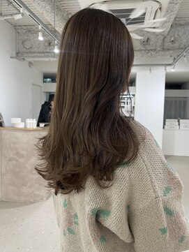 ノウハウ タニマチ(KNOWHOW tanimachi) ふわっとレイヤー/オリーブベージュ/レイヤーstyle