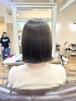 トータルビューティーサロン プリエ(prier) 外ハネボブ/マロンベージュ/クラゲヘアー/艶髪
