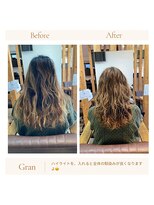 グランバイ アトリエドングリ(Grand × AtlierDonguri)&nbsp;お客様髪質改善データ1681（ハイライトパーマ）