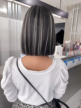 キング 枚方店(K!ng) 縮毛矯正髪質改善ハイライトレイヤーカット枚方美容室エクステ