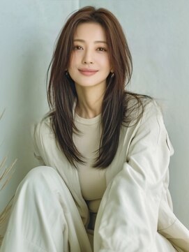 アルトリスト(Altruist Aging×HAIR&SPA) ★ダークアッシュ大人ガーリーボブ着物ミディアムレイヤーカット