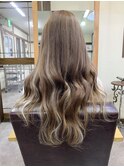 プルエクステ 10代 20代 30代 ハイライト ミルクティーベージュ