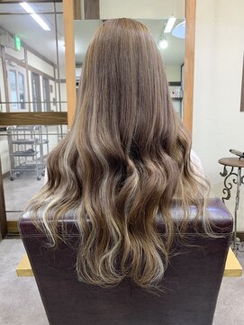 ガルボ ヘアー(garbo hair) プルエクステ 10代 20代 30代 ハイライト ミルクティーベージュ