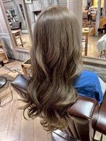 ナナナ パレナ 宝塚店(nanana parena) くすみオリーブグレージュ/最高級ケア・液晶乳化カラーミネラル