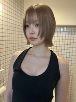 ペレ アネックス 大阪梅田茶屋町店(PELE ANNEX)&nbsp;ミディアムヘア/暗めカラー/グランマッシュ/梅田