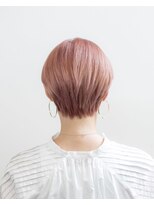 ルプラ ブリリアント(le-pla brilliant)&nbsp;ピンク/ダブルカラー/ショートボブ/センターパート/豊橋/豊川