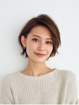 e.m.a プレミアムビューティーサロン 栄駅店(e.m.a PREMIUM BEAUTY SALON)&nbsp;レイヤーカット/イメチェン/外ハネボブ/美髪/ワイドバング/髪型