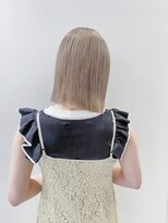 エンネ 新宿(enne)&nbsp;ホワイトカラー/ハイトーンカラー/ボブ/髪質改善/縮毛矯正/新宿