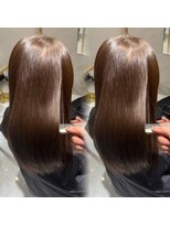 ミヨン なんば店(miyon)&nbsp;韓国レイヤーカット×暗髪カラー×髪質改善