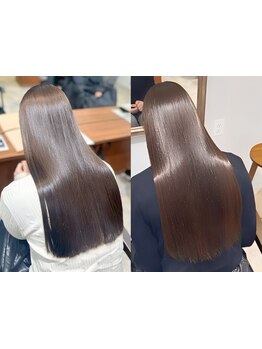 【大宮駅徒歩3分】ダメージレスにナチュラルな縮毛矯正◎髪質改善縮毛矯正が大人気♪[レイヤーカット/大宮]