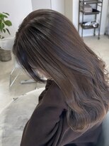 ベル サウス(BHEL south)&nbsp;ミディアムレイヤーボブショコラベージュ顔周りカット