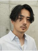 銀座ツイストスパイラルパーマフェザーパーマセンターパート眉毛