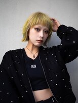 ギークス(GEEKS) 【GEEKS渋谷】ハッシュボブ/デザインカラー/冬カラー/ボブウルフ