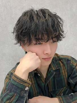 ジーナ 天神(Zina) 【福岡/天神/メンズパーマ】波巻きシャドウパーマ