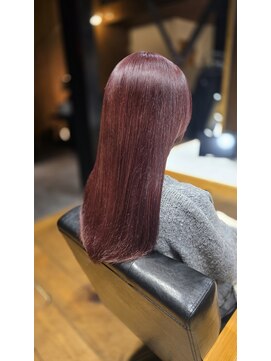 オードット ヘアデザイナーズ(O.hair designers) ロング×ワインレッド