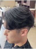香川ニュアンスパーマセンターパートフェザーパーマ高松