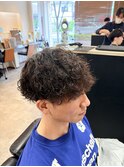 スパイラル×刈り上げマッシュ