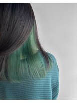 ヘアーメイク ラグズ(Hair Make Luxtz) グリーンカラー/インナーカラーイメチェン