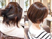 ピンとまっすぐになりすぎない。元から直毛だったような柔らかストレート