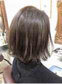 切りっぱなしボブ
