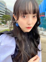 ワンス(Once)&nbsp;once 小顔カット シースルーバング ゆるふわデジパ  by.KOHEI