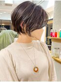 絶壁解消/ひし形/前下がり/大人ショートボブ/30代/40代★猪狩★