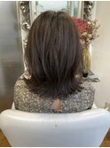 【ワンカールで簡単】外ハネミディアムヘアー