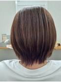 ショートでも自然な縮毛矯正!