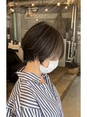 バレイヤージュ×ショートボブ