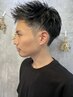 【Men's cut コース】★眉カット＋炭酸マッサージシャンプー付き