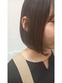 耳かけ×ボブ