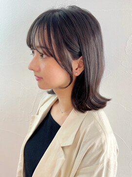 アイティーバイアルバム 藤沢店(IT by ALBUM) くびれヘア_マチルダボブピンクベージュ_ba464592