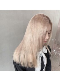 エス 天満店(esu) KR52ホワイトブロンド/ブロンドカラー/ブロンドベージュ/wカラー