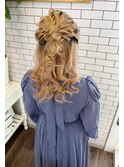 ＊THE  RIRE.  結婚式お呼ばれ×ハーフアップアレンジ＊