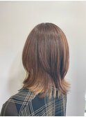 ウルフスタイル/インナーカラー/ハイライト