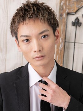 トニーアンドガイ メン 与野駅前店(TONI&GUY MEN) 外国人風メッシュカラーのツーブロックショートi与野