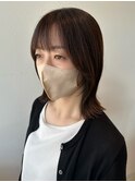 外ハネ/切りっぱなし/外ハネボブ/透明感カラー/20代30代40代